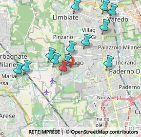 Mappa Via Cimitero, 20030 Senago MI, Italia (1.92692)