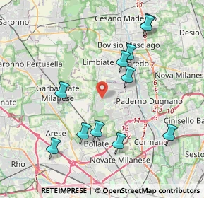 Mappa Via Cimitero, 20030 Senago MI, Italia (4.15818)