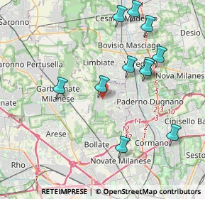Mappa Via Cimitero, 20030 Senago MI, Italia (4.15)