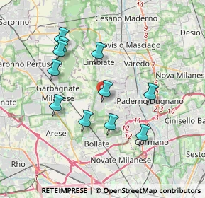 Mappa Via Cimitero, 20030 Senago MI, Italia (3.53182)