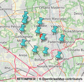 Mappa Via Cimitero, 20030 Senago MI, Italia (3.26769)