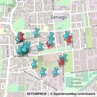 Mappa Via Cimitero, 20030 Senago MI, Italia (0.25)