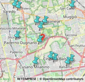 Mappa Via Belluno, 20037 Paderno Dugnano MI, Italia (2.40538)