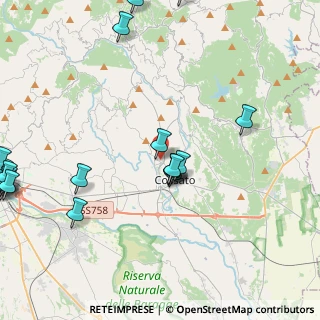 Mappa Via Fornace, 13854 Quaregna BI, Italia (5.7875)