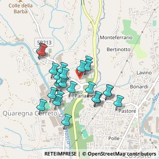 Mappa Via Fornace, 13854 Quaregna BI, Italia (0.4)