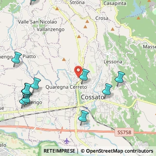 Mappa Via Fornace, 13854 Quaregna BI, Italia (2.84455)