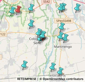 Mappa Via Oriana Fallaci, 24055 Cologno Al Serio BG, Italia (4.21222)