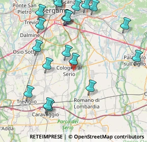 Mappa Via Oriana Fallaci, 24055 Cologno Al Serio BG, Italia (9.991)