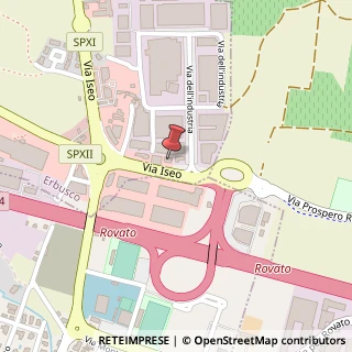 Mappa Via Iseo, 2, 25030 Erbusco, Brescia (Lombardia)