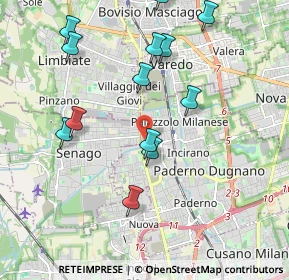 Mappa Via Giuseppe Verdi, 20037 Paderno Dugnano MI, Italia (2.08)