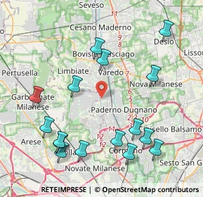Mappa Via Giuseppe Verdi, 20037 Paderno Dugnano MI, Italia (4.68813)