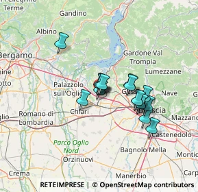 Mappa Via Padania, 25038 Rovato BS, Italia (9.66353)