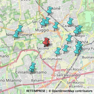 Mappa Via Giovanni XXIII, 20053 Muggiò MB, Italia (2.091)