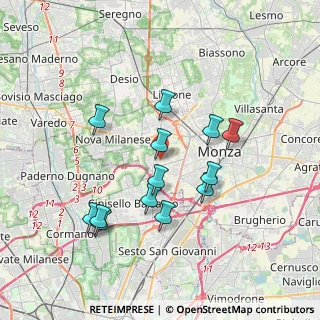 Mappa Via Giovanni XXIII, 20053 Muggiò MB, Italia (3.38077)