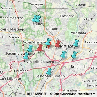 Mappa Via Giovanni XXIII, 20053 Muggiò MB, Italia (3.59909)