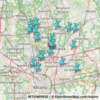 Mappa Via Giovanni XXIII, 20053 Muggiò MB, Italia (6.833)