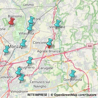 Mappa Via Giuseppe Mazzini, 20864 Agrate Brianza MB, Italia (5.51909)