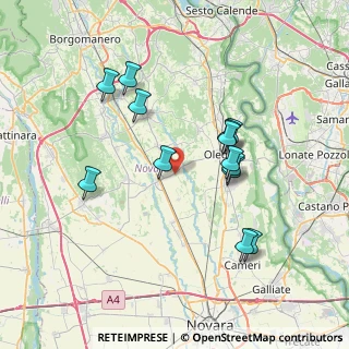 Mappa Via per Oleggio, 28015 Momo NO, Italia (6.88538)