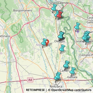 Mappa Via per Oleggio, 28015 Momo NO, Italia (10.2125)
