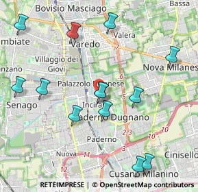 Mappa Via Grossi Tommaso, 20037 Paderno Dugnano MI, Italia (2.22769)