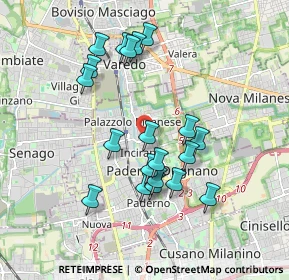 Mappa Via Grossi Tommaso, 20037 Paderno Dugnano MI, Italia (1.722)