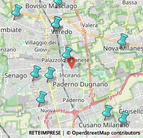 Mappa Via Grossi Tommaso, 20037 Paderno Dugnano MI, Italia (2.65091)