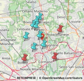 Mappa Via Grossi Tommaso, 20037 Paderno Dugnano MI, Italia (3.00364)