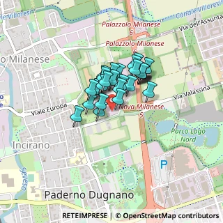 Mappa Via Valassina, 20037 Paderno Dugnano MI, Italia (0.26897)