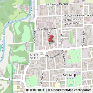 Mappa Via San Carlo, 7A, 20030 Senago, Milano (Lombardia)