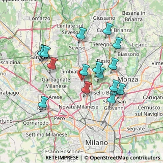 Mappa Via Magenta, 20037 Paderno Dugnano MI, Italia (7.08875)
