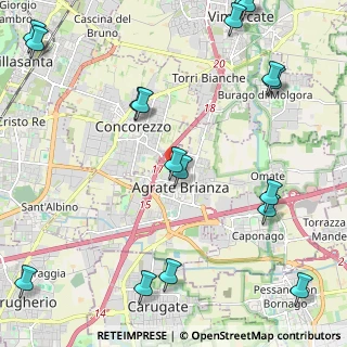 Mappa Via Don Luigi Cantini, 20864 Agrate Brianza MB, Italia (3.02118)