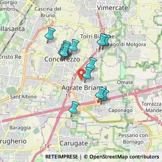 Mappa Via Don Luigi Cantini, 20864 Agrate Brianza MB, Italia (1.53857)