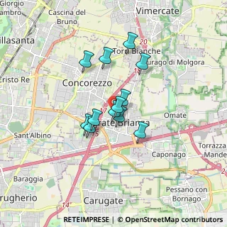 Mappa Via Don Luigi Cantini, 20864 Agrate Brianza MB, Italia (1.19083)