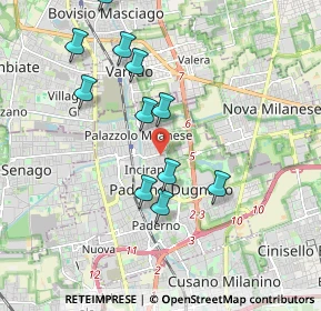 Mappa Via Don Giovanni Minzoni, 20037 Paderno Dugnano MI, Italia (1.85818)