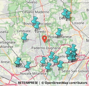 Mappa Via Don Giovanni Minzoni, 20037 Paderno Dugnano MI, Italia (4.8075)