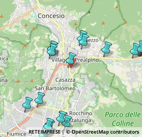 Mappa Via Colle di Tenda, 25136 Brescia BS, Italia (2.822)