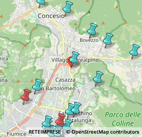 Mappa Via Colle di Tenda, 25136 Brescia BS, Italia (3.0985)