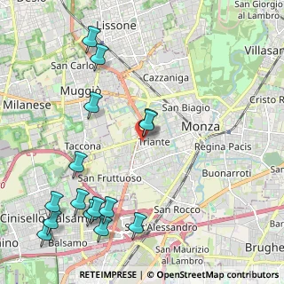 Mappa Via Carlo Emanuele I, 20052 Monza MB, Italia (2.68067)