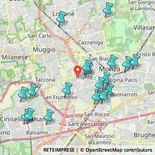 Mappa Via Carlo Emanuele I, 20052 Monza MB, Italia (2.34056)