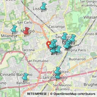 Mappa Via Carlo Emanuele I, 20052 Monza MB, Italia (1.81688)
