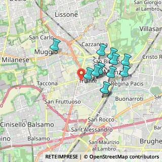 Mappa Via Carlo Emanuele I, 20052 Monza MB, Italia (1.41846)