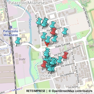 Mappa Via Tommaso Grossi, 20093 Paderno Dugnano MI, Italia (0.2)