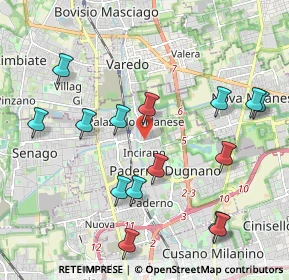 Mappa Via Tommaso Grossi, 20037 Paderno Dugnano MI, Italia (2.24933)