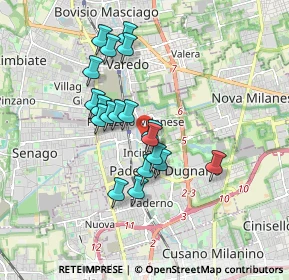 Mappa Via Tommaso Grossi, 20037 Paderno Dugnano MI, Italia (1.48263)