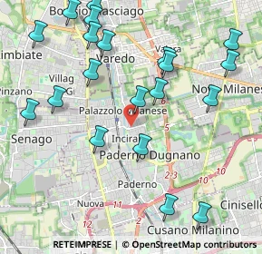 Mappa Via Tommaso Grossi, 20037 Paderno Dugnano MI, Italia (2.413)