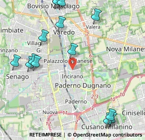 Mappa Via Tommaso Grossi, 20037 Paderno Dugnano MI, Italia (2.72)
