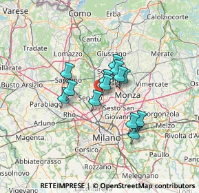 Mappa Via Tommaso Grossi, 20037 Paderno Dugnano MI, Italia (9.08231)