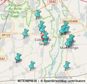 Mappa Via Solferino, 24055 Cologno Al Serio BG, Italia (3.83667)