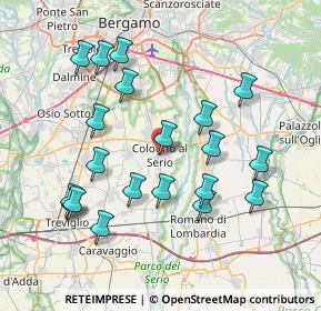 Mappa Via Solferino, 24055 Cologno Al Serio BG, Italia (7.82)