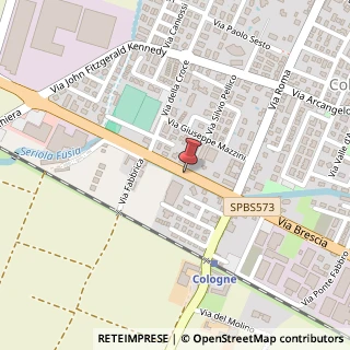 Mappa Via brescia 2, 25033 Cologne, Brescia (Lombardia)